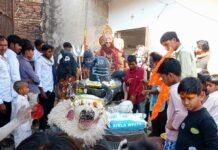 लाडपुरा में महाशिवरात्रि की धूम: माली समाज की शोभायात्रा में उमड़ा जनसैलाब; अघोरी नृत्य बना आकर्षण का केंद्र