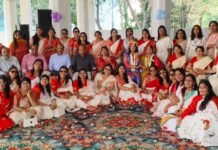 फाग के रंगों में सराबोर हुआ दादी धाम — संगिनी जेएसजी भीलवाड़ा मेन का फाग महोत्सव सम्पन्न