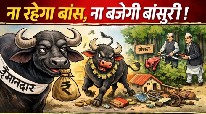 “ना रहेगा बांस, ना बजेगी बांसुरी: क्या भ्रष्टाचार के इलाज में व्यवस्था की सर्जरी ही अंतिम उपाय?