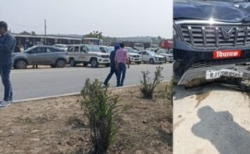 टोंक NH-52 पर भीषण हादसा: खानपुर विधायक की स्कॉर्पियो ने बाइक सवार पूर्व सरपंच को कुचला