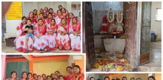 फाग गीतों और उमंग के रंगों में रंगा मुरली मनोहर का मंदिर वह बगीची के बालाजी मंदिर पर फाग उत्सव मनाया गया