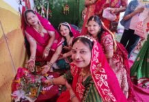 महिलाओं ने श्रद्धा व उमंग से पूजी गणगौर
