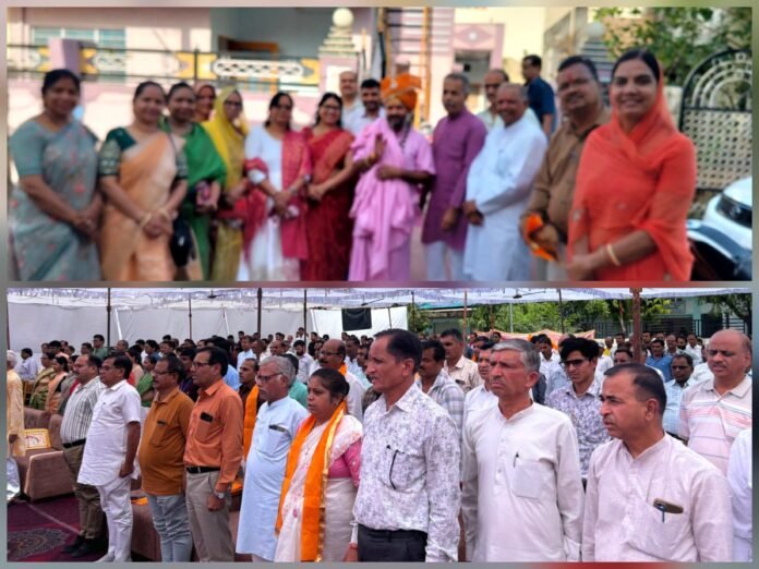 चित्तौड़गढ़: 'मां भारती शिक्षक सदन' का लोकार्पण, विद्यालयों में गुरुकुल भाव जगाएं शिक्षक: निंबाराम