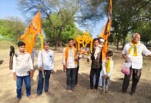 ढ़ेलाणा में धूमधाम से निकाली चारभुजा नाथ की शोभायात्रा