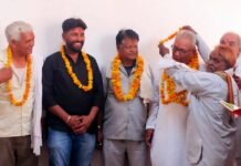 त्रिवेणी में चौखला सेन समाज के चुनाव सम्पन्न: कैलाश सेन बने नए अध्यक्ष