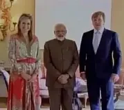 पीएम मोदी ने की राजा अलेक्जेंडर और रानी मैक्सिमा से मुलाकात